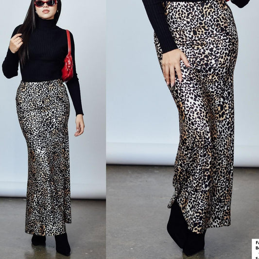 Falda animal print